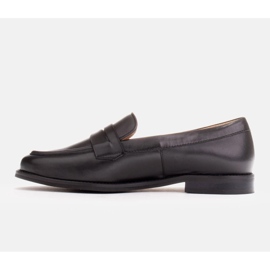 Marco Shoes Leather loafers 2231P-001-1 black 7