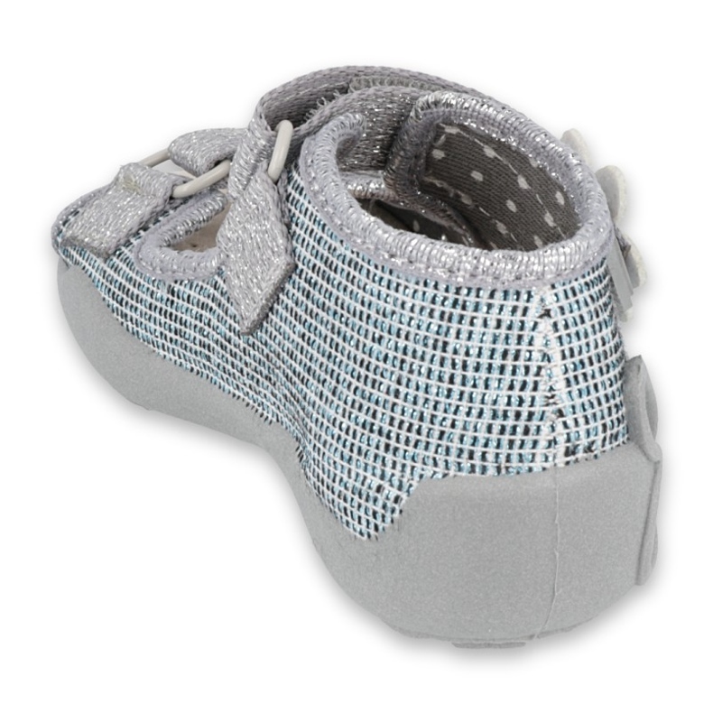 Befado yellow children's shoes 342P023 blue silver grey 2