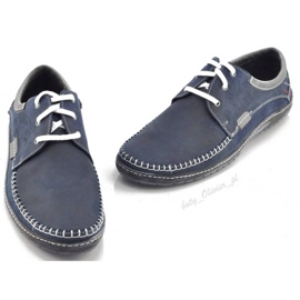 Mario Pala Men's shoes 539 navy blue 3