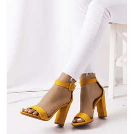 Yellow sandals on a Hopkins post 1