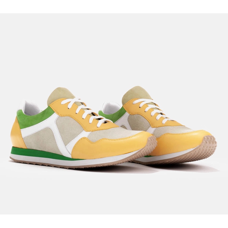 Marco Shoes Sneakers in combination and leather and suede beige 2