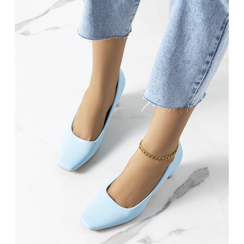 Graves blue women's pumps 1