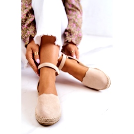 Evento Women's Espadrilles With Buckle Light Beige Bonetti 4