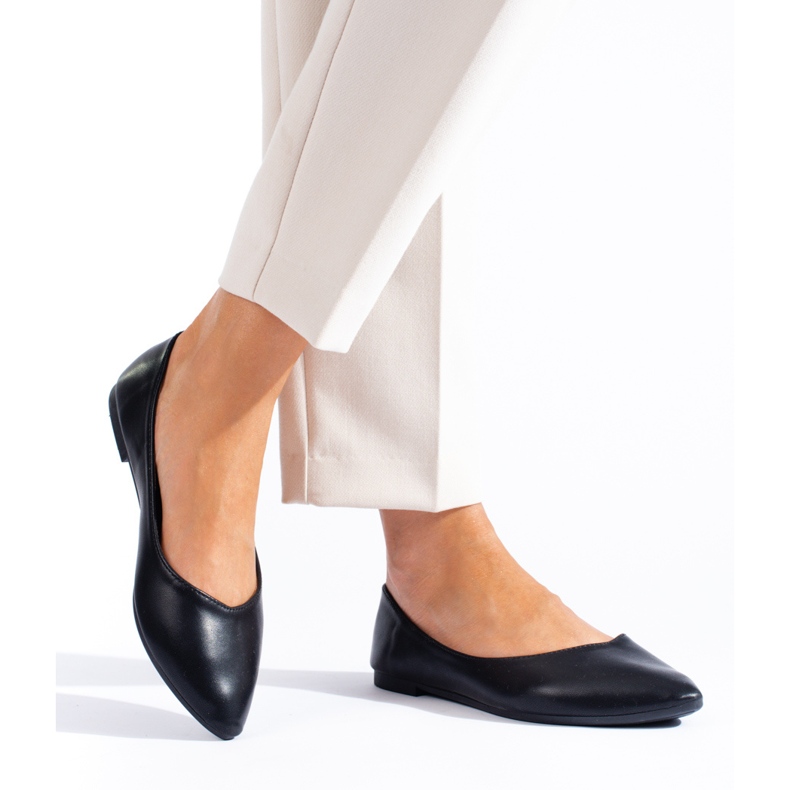 W. Potocki Black Potocki ballerinas 1