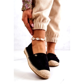 PE1 Women's Suede Espadrilles Black Joaquin 1 PE1 Women's Suede Espadrilles Black Joaquin 1