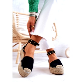 FB2 Black Lillian Espadrilles Sandals With Jets 3