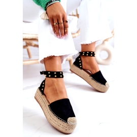 FB2 Black Lillian Espadrilles Sandals With Jets 4