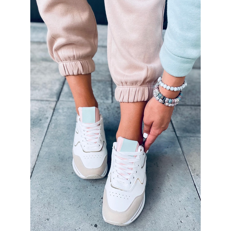 High-soled Devi Beige sports shoes multicolored 2