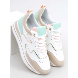 High-soled Devi Beige sports shoes multicolored 1
