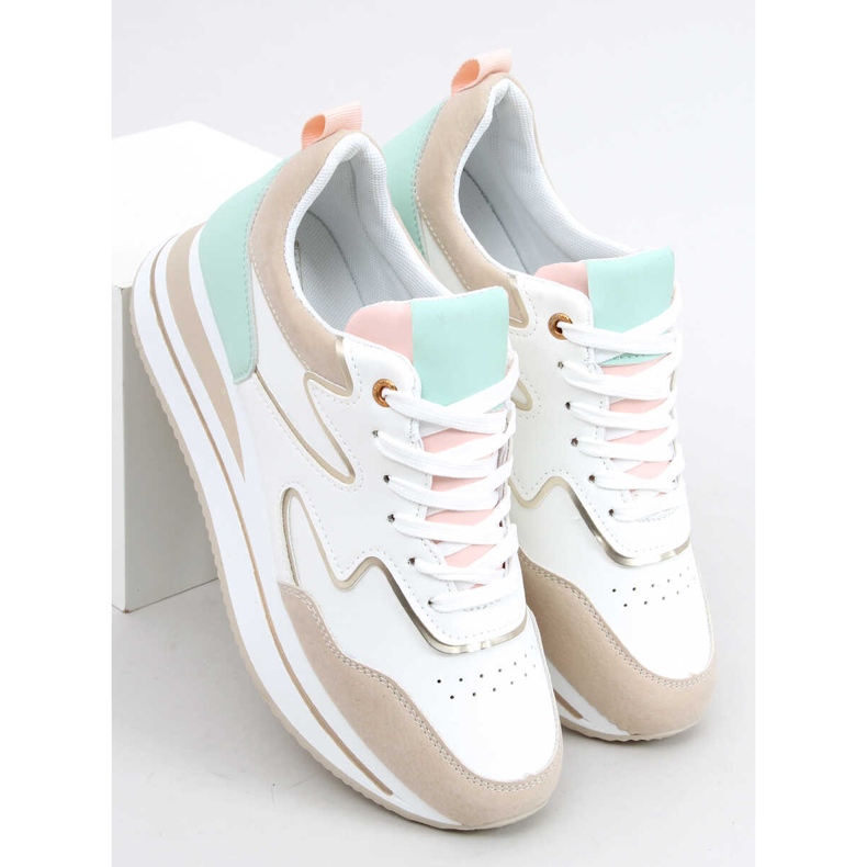 High-soled Devi Beige sports shoes multicolored 1