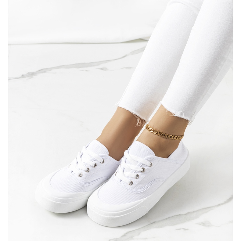 White Jesperse sneakers 1