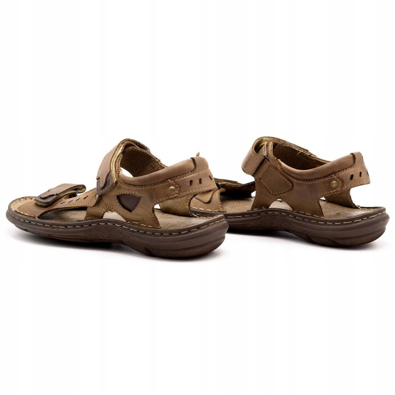 Polbut Men's Sports Sandals 277 brown 4 Polbut Men's Sports Sandals 277 brown 4