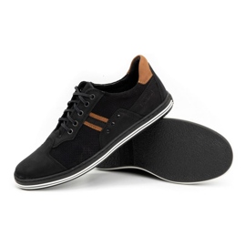 Polbut Casual men's shoes 1801P black nubuck / camel brown 2 Polbut Casual men's shoes 1801P black nubuck / camel brown 2