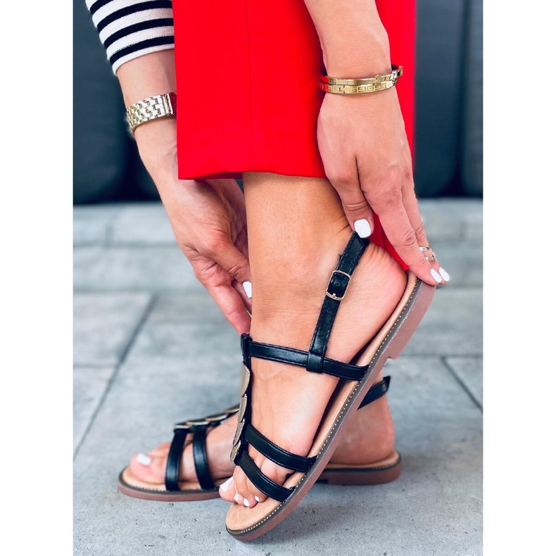 Hermine Black women's sandals 2