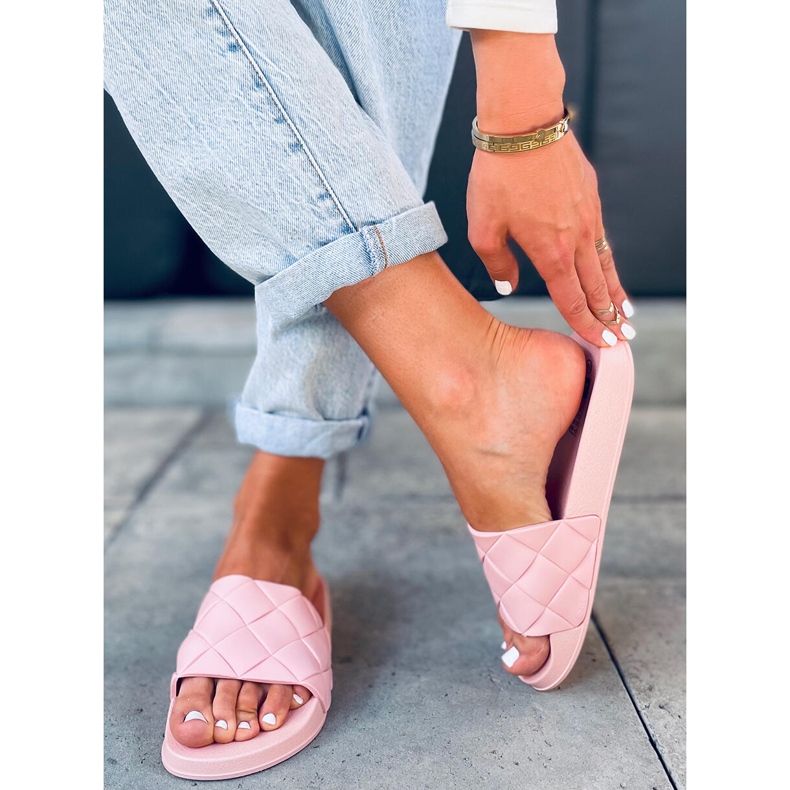 Geet Pink silicone slippers 2