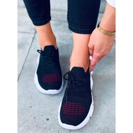 Harri Black socks red 2