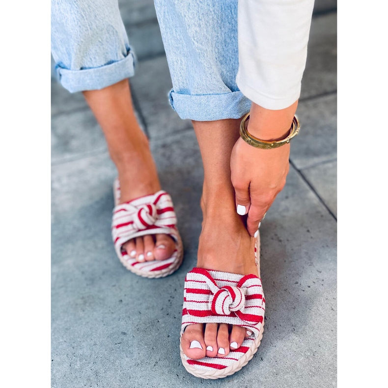 Adana Red women's slippers beige black 1 Adana Red women's slippers beige black 1