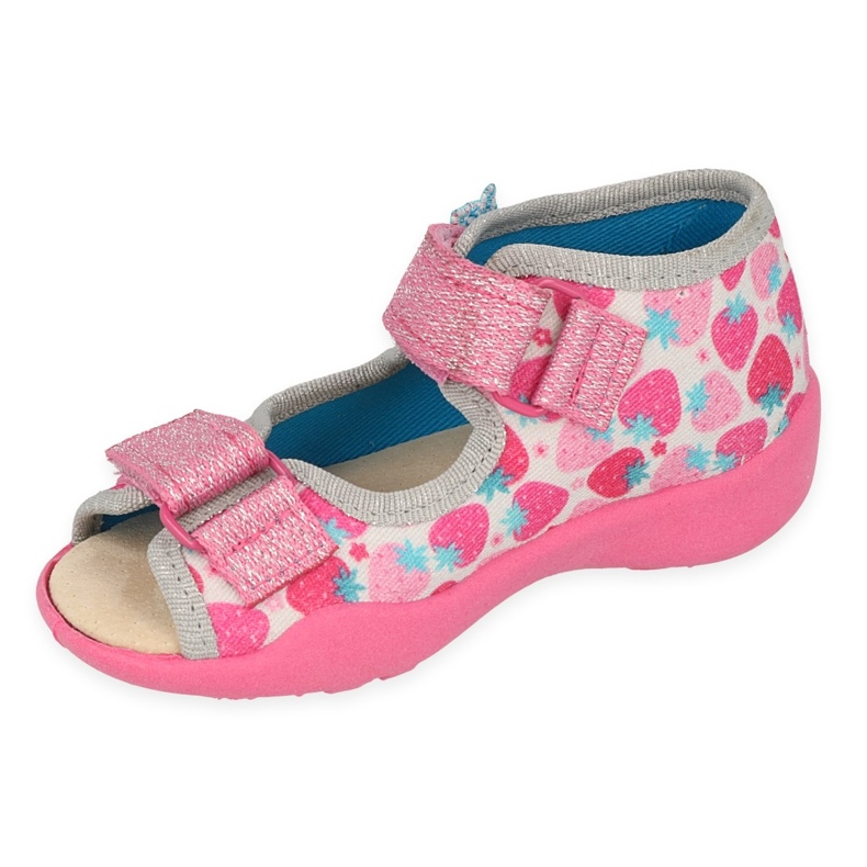 Befado children's shoes 342P046 pink silver 1 Befado children's shoes 342P046 pink silver 1