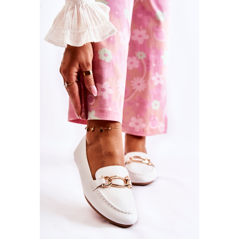 PG1 Moccasins With White Millario Decoration 1 PG1 Moccasins With White Millario Decoration 1