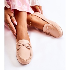 PG1 Women's Loafers With A Bow Nude Aurila beige 2