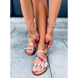 Maya White women's sandals 1