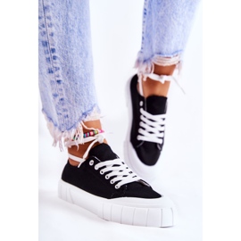 Women's Sneakers On The Black Comes Platform 2