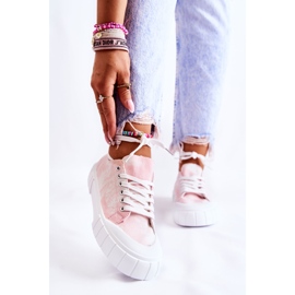 PS1 Women's Sneakers On The Pink Comes Platform 2