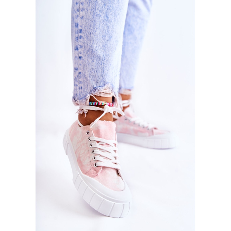 PS1 Women's Sneakers On The Pink Comes Platform 1