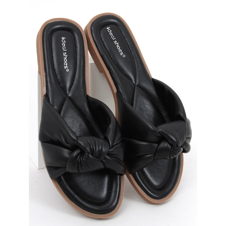 Women's Sally Black slippers 1 Women's Sally Black slippers 1