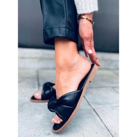 Women's Sally Black slippers 2 Women's Sally Black slippers 2