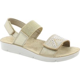 Befado Girls' Sandals Shiny Gold 068Y002 golden 1 Befado Girls' Sandals Shiny Gold 068Y002 golden 1