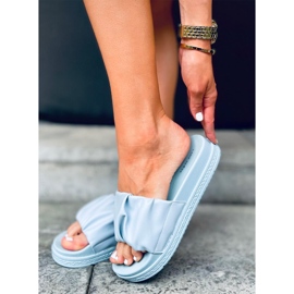 Women's Atissa Blue slippers 2