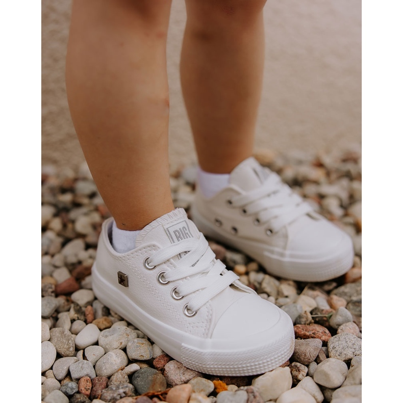 Children's Eco-leather Sneakers Big Star JJ374310 White 2