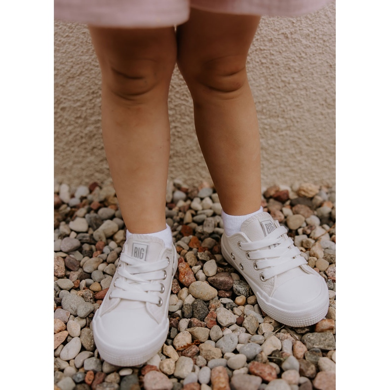 Children's Eco-leather Sneakers Big Star JJ374310 White 1