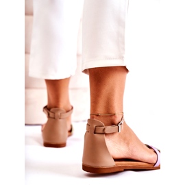 Fashionable Women's Sandals Maciejka L4953-04 Multicolor beige brown multicolored 3