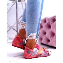 Women's Sandals Maciejka Pink 03375 Leather multicolored 2