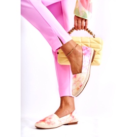 Women's Espadrilles Slip-On Pink-Yellow multicolored 1