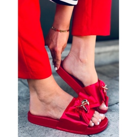 Camelia Red women's slippers 1