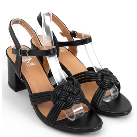 Jessa Black high-heeled sandals 1