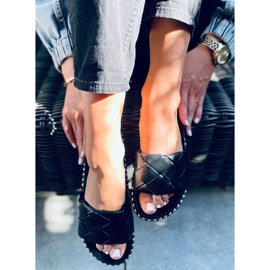 Sunny Black women's slippers 2