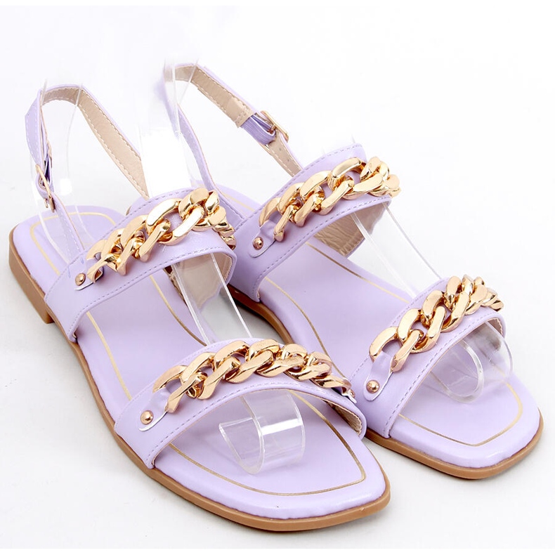 Chained sandals India Purple 2