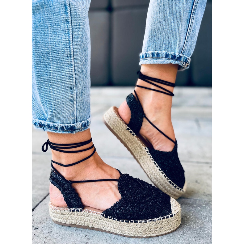 Kalista Black women's espadrilles 2