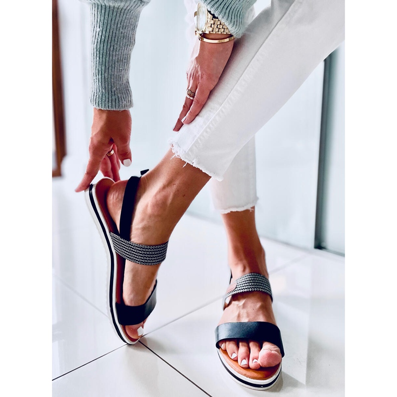 BM Tracy Black women's sandals 2