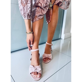 Giselle Pink high-heeled sandals 1