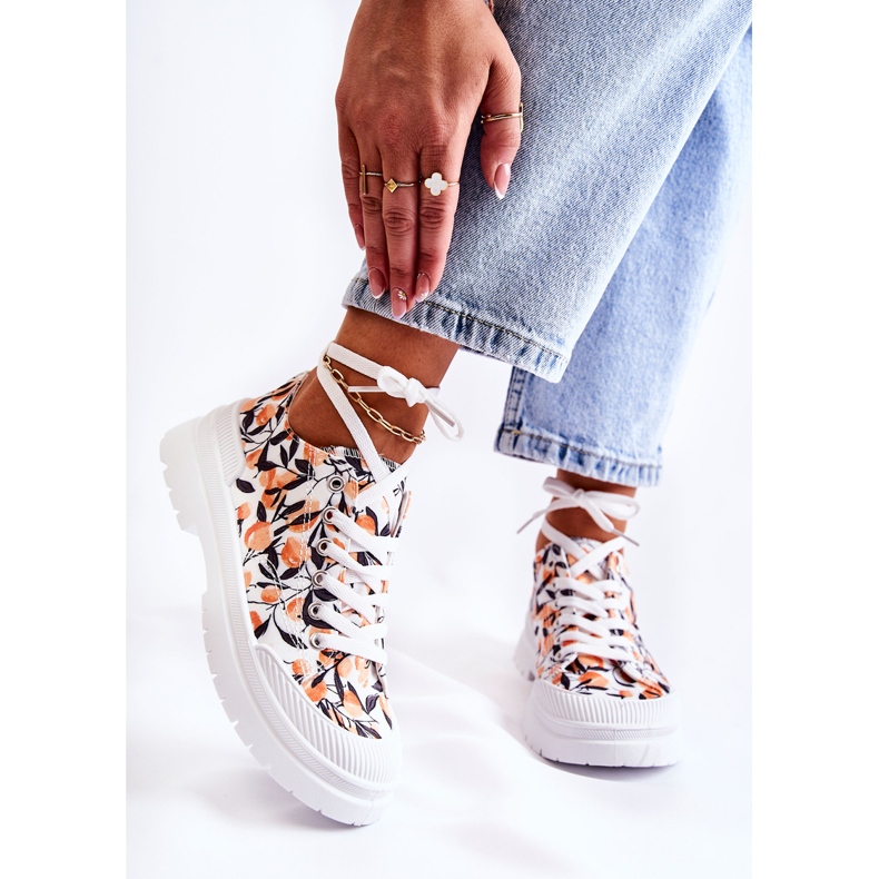 PS1 Low Sneakers Tied In White Amissa Fruit 1