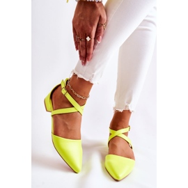 WS1 Leather Pumps On Low Heels Yellow Giovanna multicolored 1 WS1 Leather Pumps On Low Heels Yellow Giovanna multicolored 1