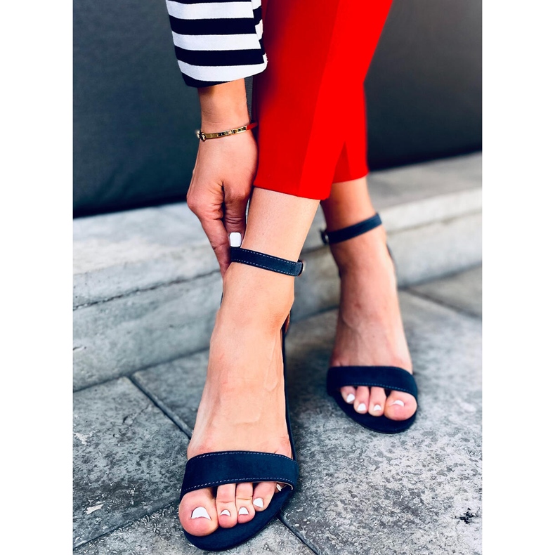 High-heeled sandals from Ariel Navy blue 1