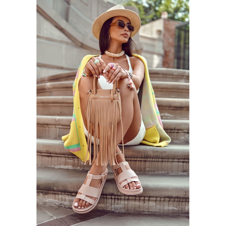 Tessy Light Pink Sandals On The Platform 2