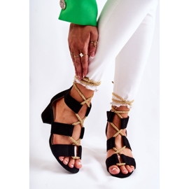 PG1 Black Erisa Low-heeled Sandals beige 1