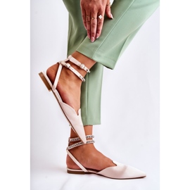 WS1 Women's Sandals With Toe In Beige Amisha 2